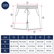 画像をギャラリービューアに読み込む, Sweat Shorts【Wave】Blue