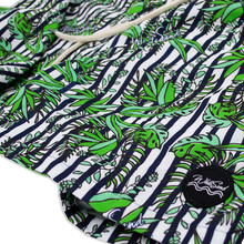 画像をギャラリービューアに読み込む, Board Shorts【Botanical Stipe】White×Navy Blue