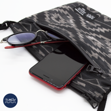 画像をギャラリービューアに読み込む, Sacoche Bag / Walter Proof【Botanical Stripe】White×Navy Blue

