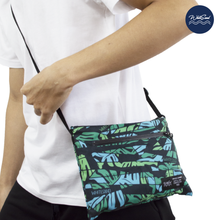 画像をギャラリービューアに読み込む, Sacoche Bag / Walter Proof【Botanical Stripe】White×Navy Blue
