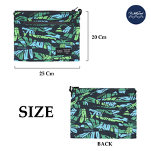 画像をギャラリービューアに読み込む, Sacoche Bag / Walter Proof【Botanical Stripe】White×Navy Blue
