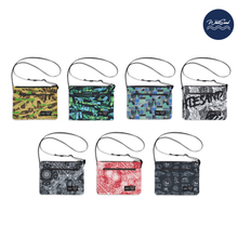 画像をギャラリービューアに読み込む, Sacoche Bag / Walter Proof【Botanical Stripe】White×Navy Blue
