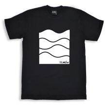 画像をギャラリービューアに読み込む, T-shirt【Black WAVE】Black
