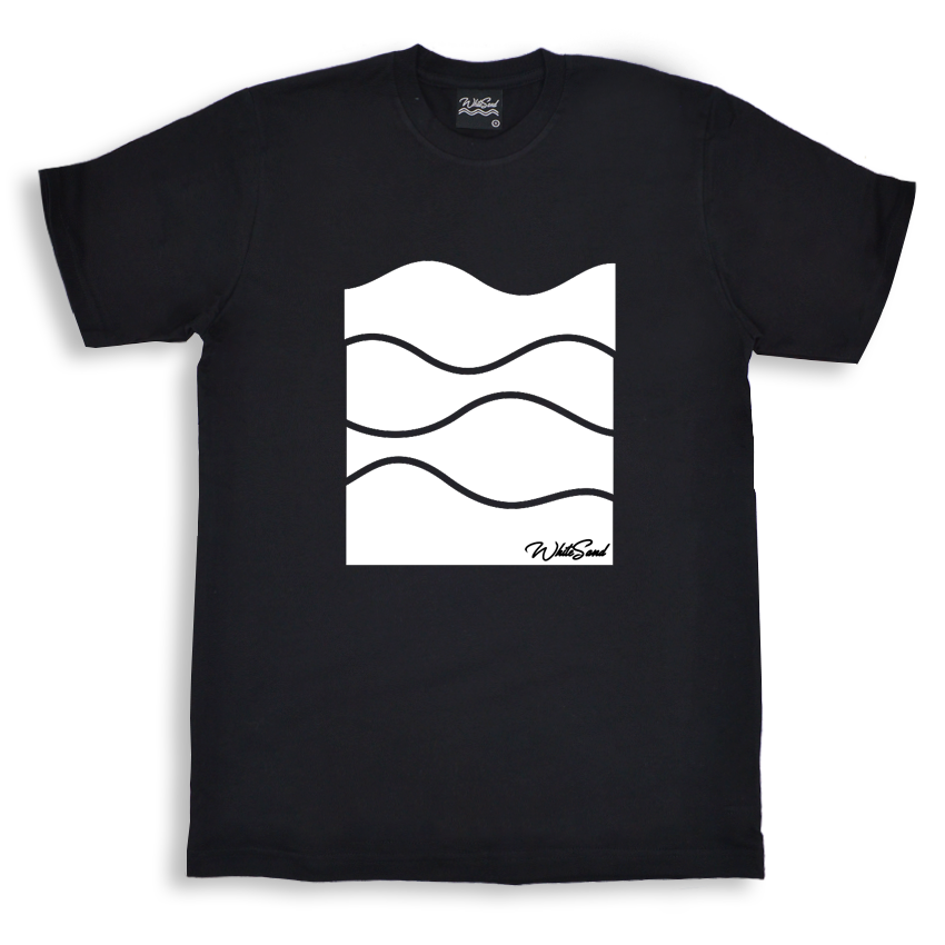 T-shirt【Black WAVE】Black