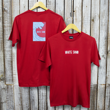 画像をギャラリービューアに読み込む, T-shirt【Back Wave】Red

