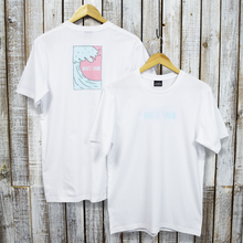 画像をギャラリービューアに読み込む, T-shirt【Back Wave】White
