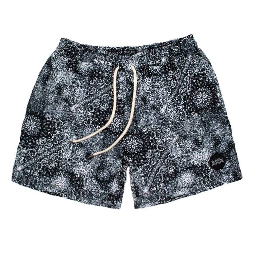 Board Shorts【Bandana】Black