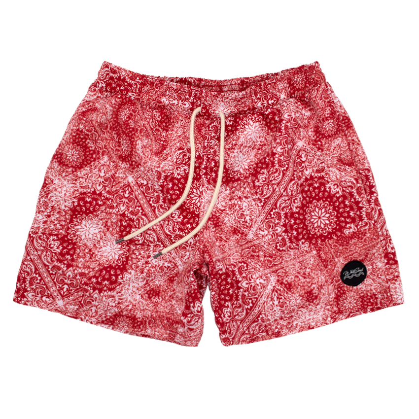 Board Shorts【Bandana】Red