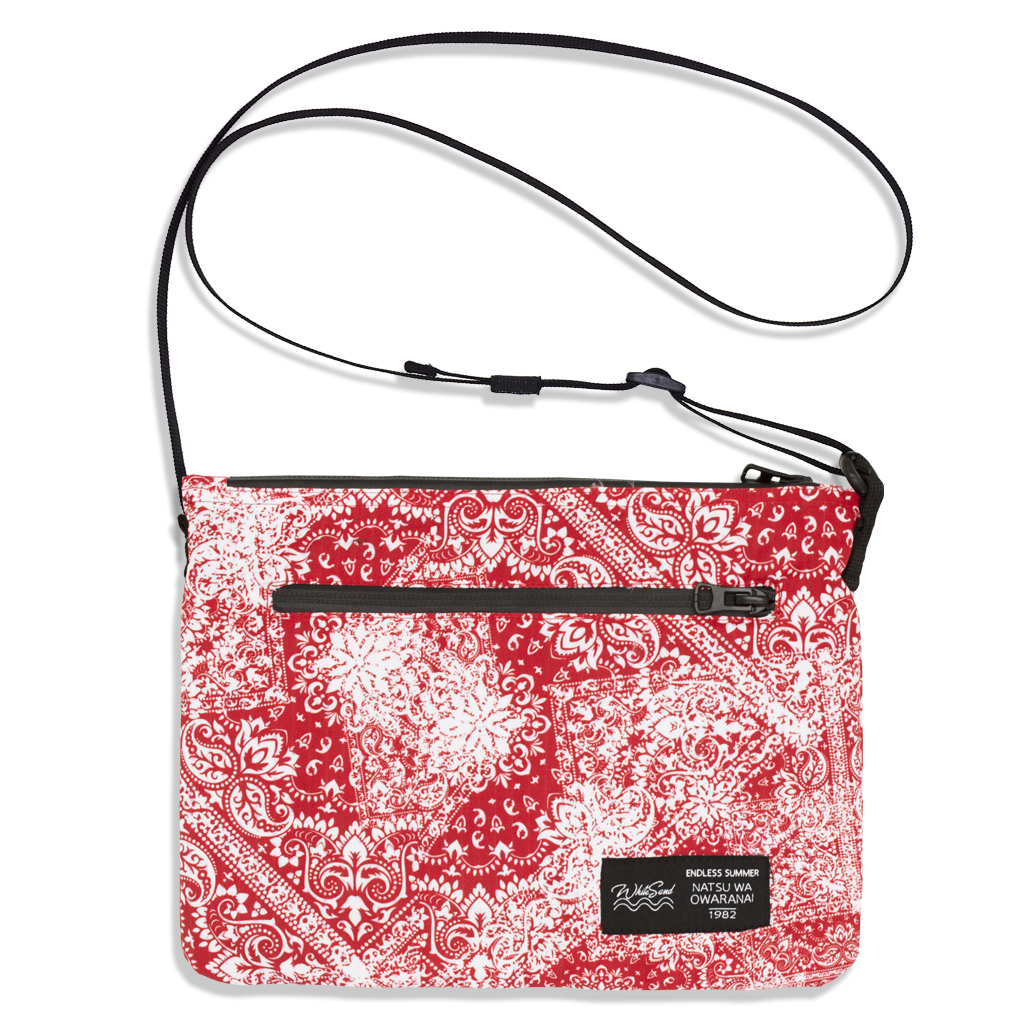 Sacoche Bag / Walter Proof【Bandana】Red