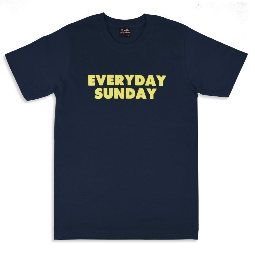 T-shirt【EVERYDAY SUNDAY】Navy Blue