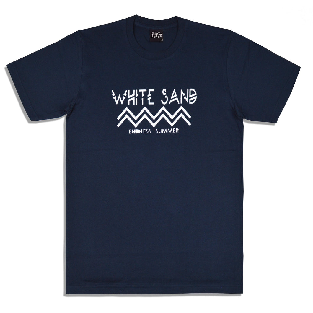 T-shirt【End summer】Navy Blue