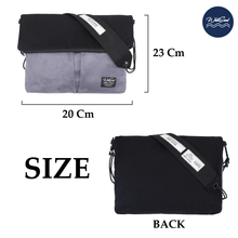 画像をギャラリービューアに読み込む, Sacoche Bag / Canvas / Botanical Leaf Blue
