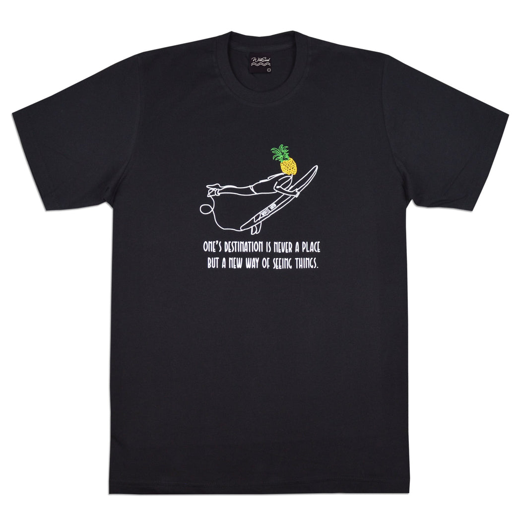 T-Shirt【Pineapple Man】Black
