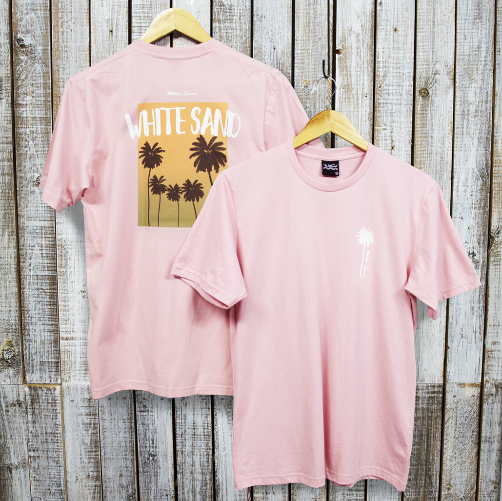 T-shirt【Plam 5】Smokey Pink