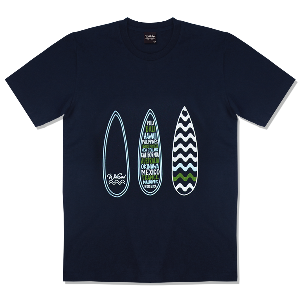 T-shirt【SURF SPOT】Navy Blue