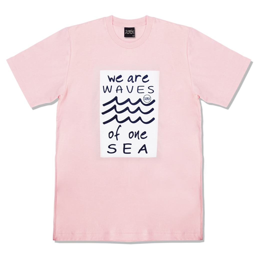 T-shirt【WAVE】Smokey Pink