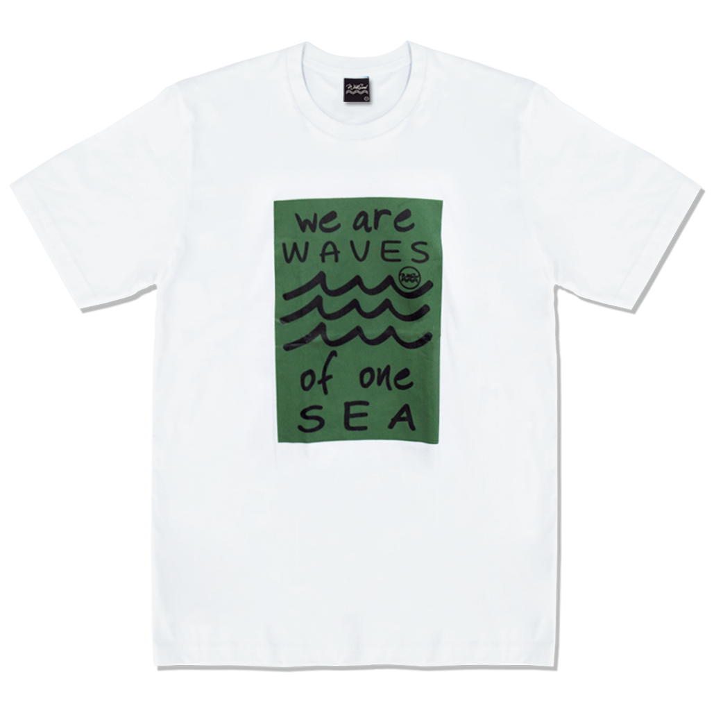 T-shirt【WAVE】White