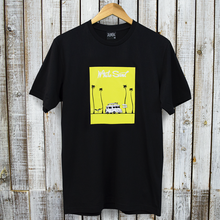 画像をギャラリービューアに読み込む, T-shirt【White sand bus】Black
