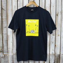 画像をギャラリービューアに読み込む, T-shirt【White sand bus】Navy Blue
