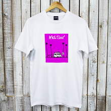 画像をギャラリービューアに読み込む, T-shirt【White sand bus】White
