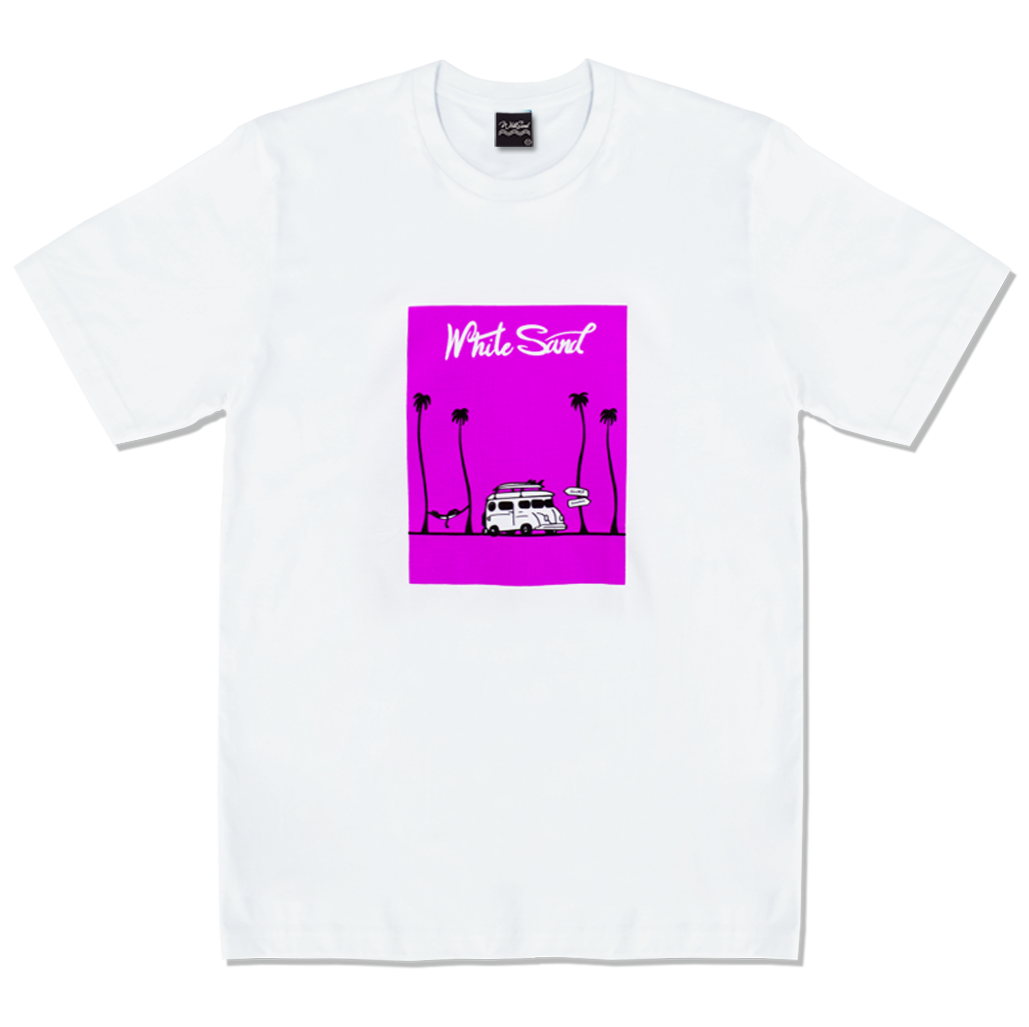 T-shirt【White sand bus】White