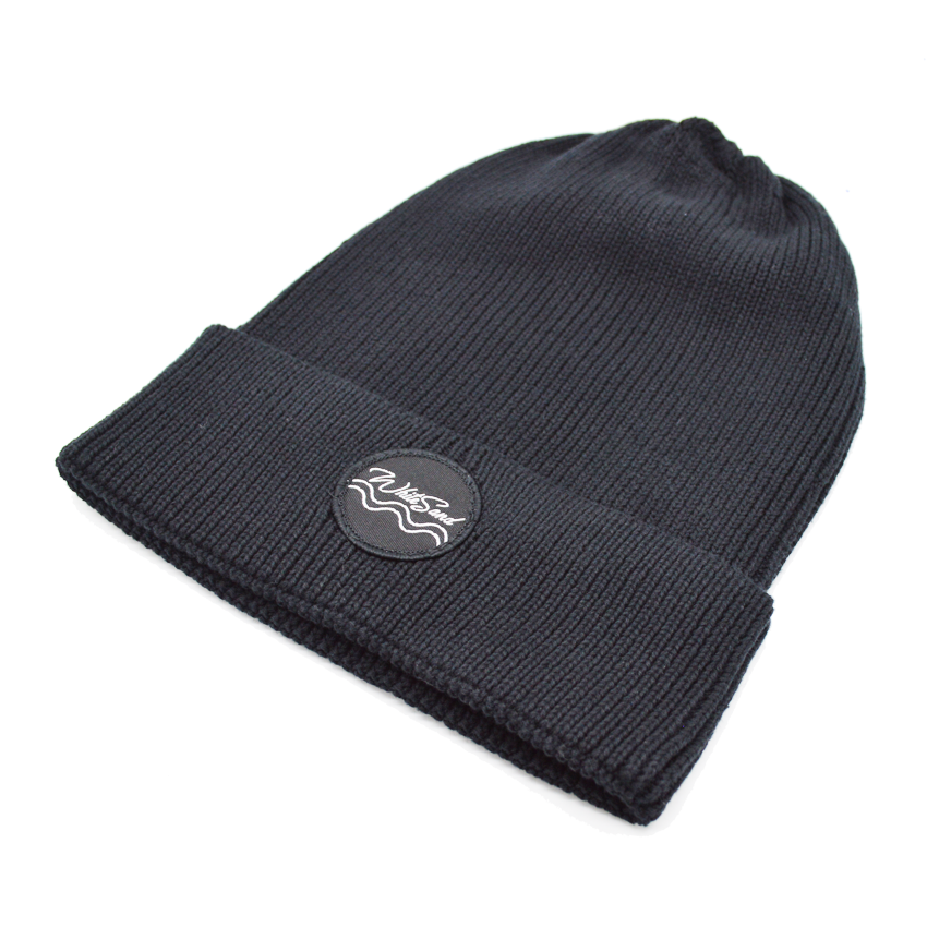 Summer Cotton Beanie【Seamed Cap】Black