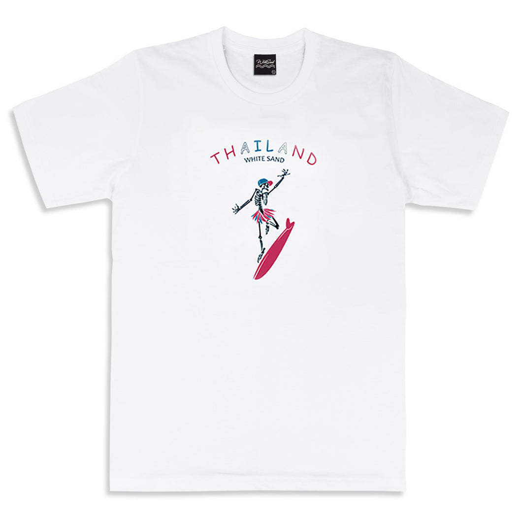 T-shirt【SURF SKULL】White